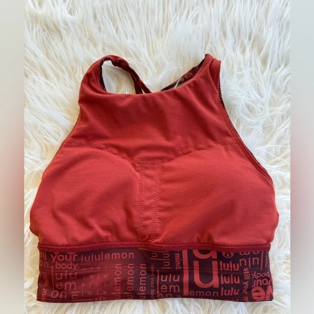 Lululemon Energy High-Neck Longline Bra *Medium Support, B-D Cups Women’s Size 2